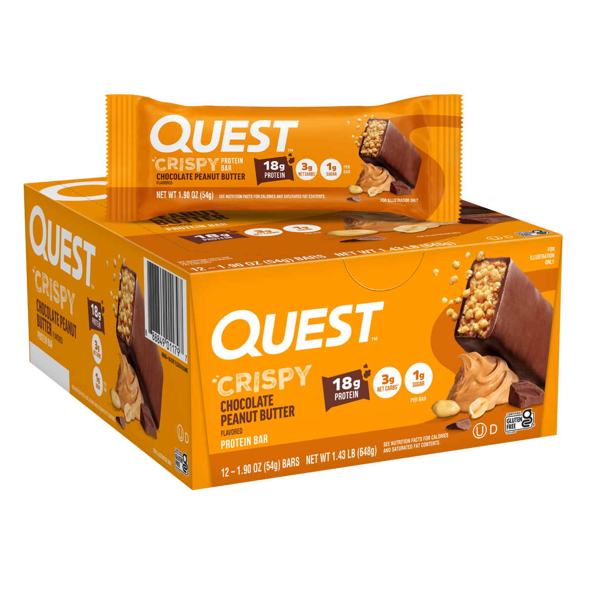 chocolate-peanut-butter-crispy-hero-protein-bars-y9 400095_QN_USA_Pkg_Crispy_ProteinBar_CPB_12ctCarton_3D_Composite_Force.png
